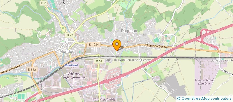 localisation de l'entreprise FPA ENGINEERING AND CONSULTING à DAGNEUX