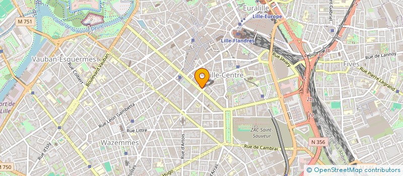 localisation de l'entreprise FPA FINANCE à LILLE