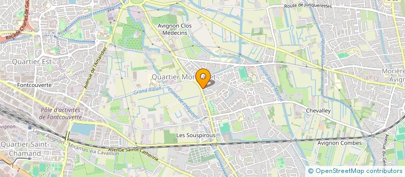 localisation de l'entreprise FPA84  AVIGNON