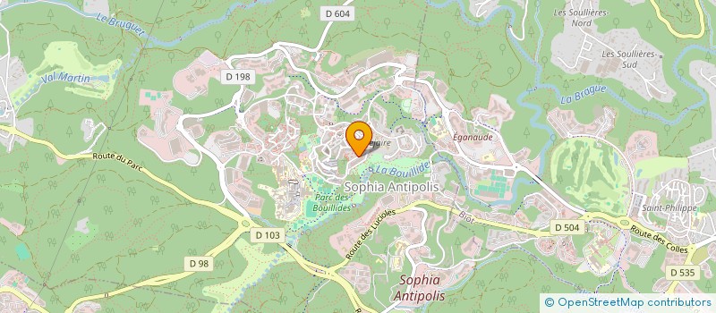 localisation de l'entreprise FPACTIV à VALBONNE