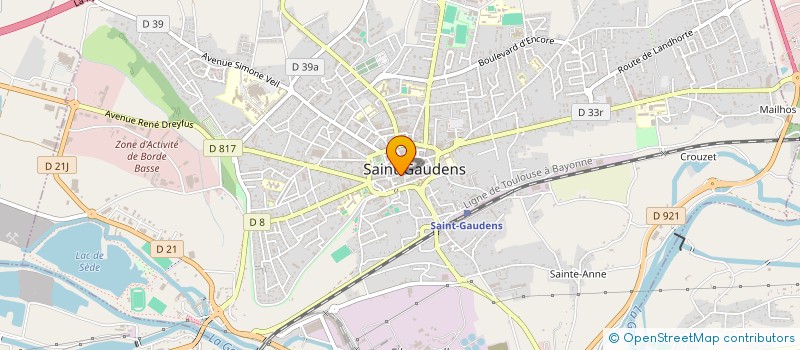 localisation de l'entreprise FPAM à SAINT-GAUDENS