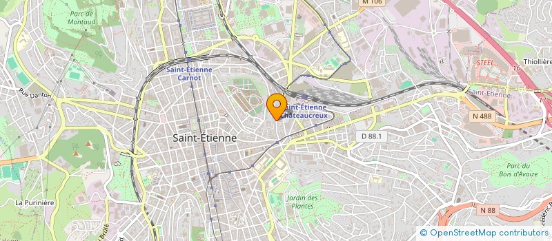 localisation de l'entreprise FPAW ASSOCIES  SAINT-ETIENNE