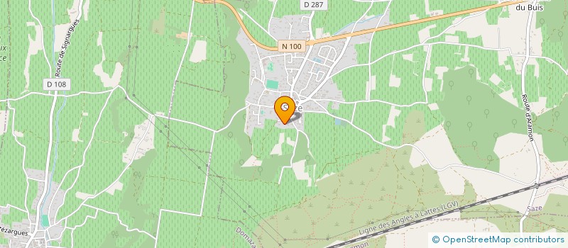 localisation de l'entreprise FPB  SAZE