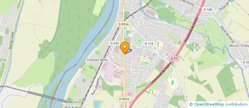 localisation de l'entreprise FPB COSNE-DECIZE  COSNE-COURS-SUR-LOIRE