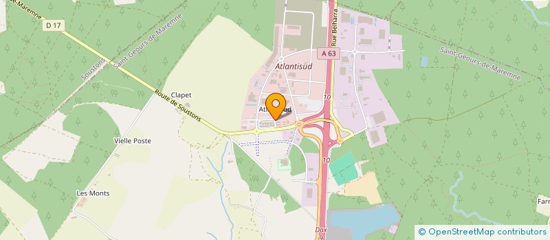 localisation de l'entreprise FPB DEVELOPPEMENT à SAINT-GEOURS-DE-MAREMNE