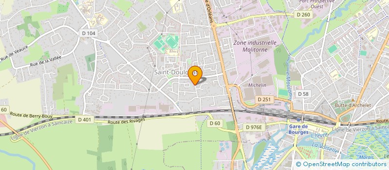 localisation de l'entreprise FPB VIERZON  SAINT-DOULCHARD