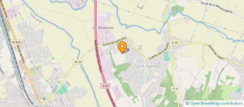 localisation de l'entreprise FPBS ENTREPRISE  SAINT-SAUVEUR