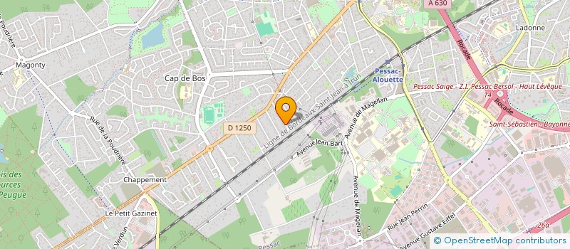 localisation de l'entreprise FPC CONCEPT à PESSAC