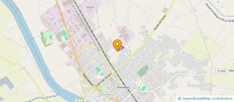 localisation de l'entreprise FPC GROUP  TONNEINS