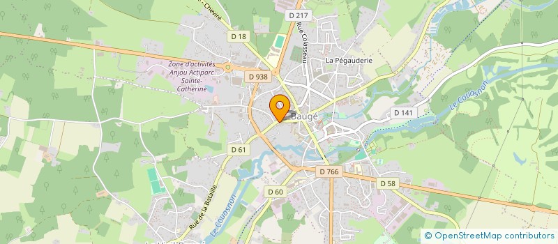 localisation de l'entreprise FPC MEDIA  BAUGE-EN-ANJOU