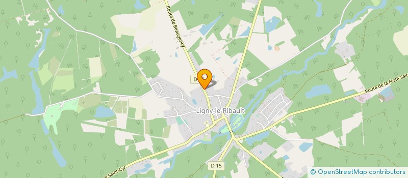 localisation de l'entreprise FPCED à LIGNY-LE-RIBAULT