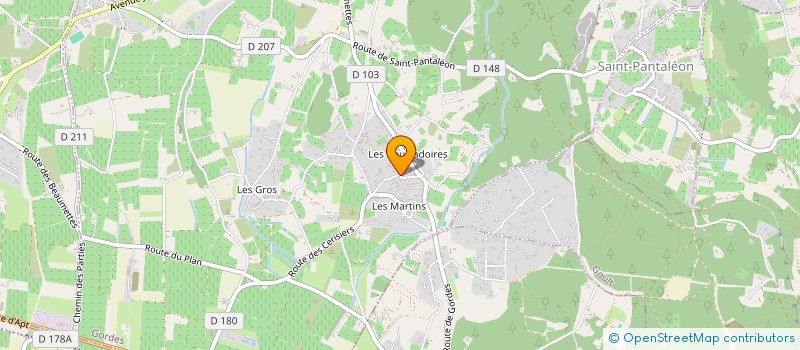 localisation de l'entreprise FPCONSEILS à GORDES