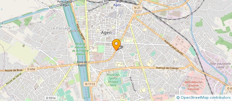 localisation de l'entreprise FPCP à AGEN