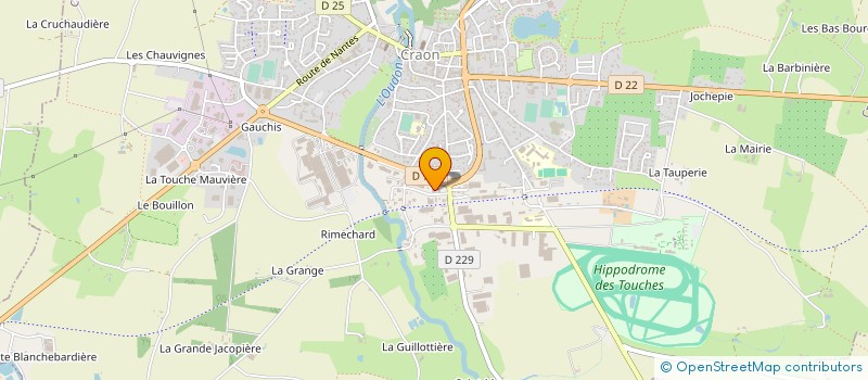 localisation de l'entreprise FPCT à CRAON