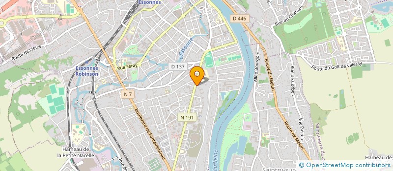 localisation de l'entreprise FPCV à CORBEIL-ESSONNES