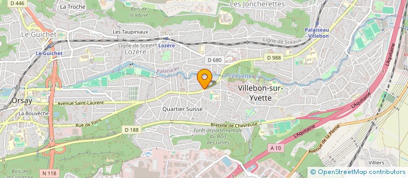 localisation de l'entreprise FPDG à VILLEBON-SUR-YVETTE