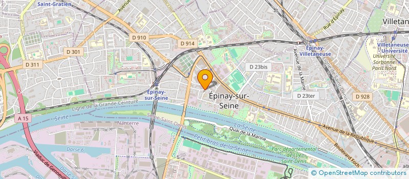 localisation de l'entreprise FPE à PIERREFITTE-SUR-SEINE