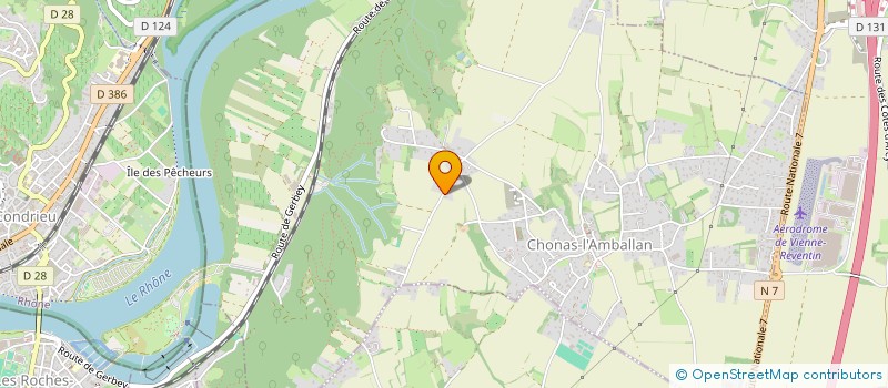 localisation de l'entreprise FPE EXPERTISE  CHONAS-L'AMBALLAN