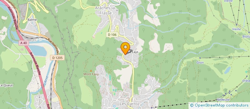 localisation de l'entreprise FPEB  ARACHES-LA-FRASSE