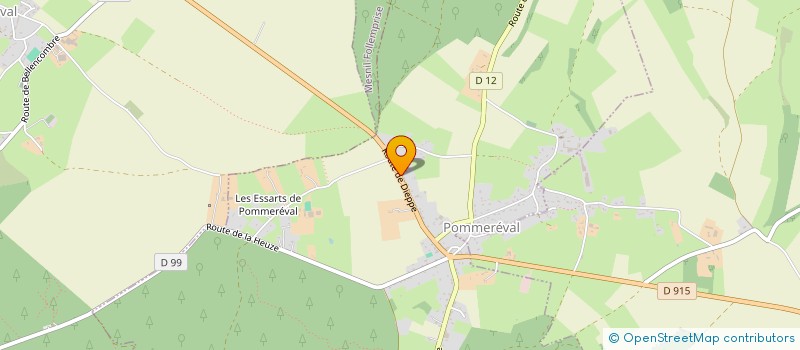 localisation de l'entreprise FPF BARDAGE  POMMEREVAL