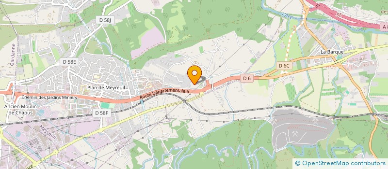 localisation de l'entreprise FPF IMMO  MEYREUIL