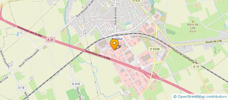 localisation de l'entreprise FPF SERVICES à BAILLEUL