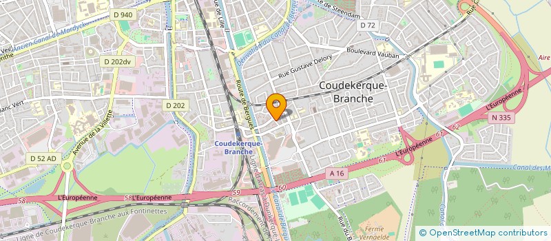 localisation de l'entreprise FPFB  COUDEKERQUE-BRANCHE