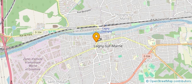 localisation de l'entreprise FPG  LAGNY-SUR-MARNE