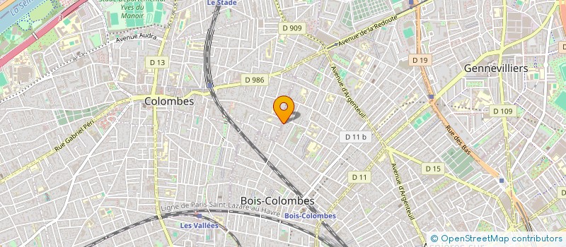 localisation de l'entreprise FPG CONSULTING à BOIS-COLOMBES