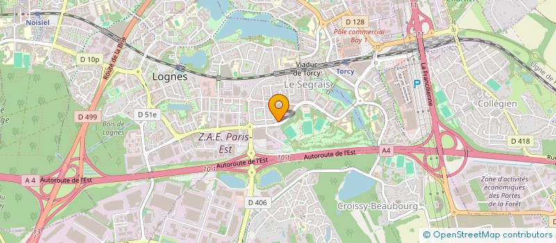 localisation de l'entreprise FPG ESTHETI'K à LOGNES
