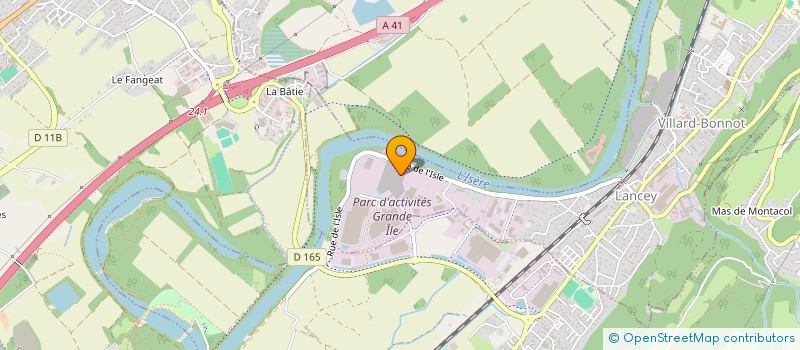 localisation de l'entreprise FPG INVEST  VILLARD-BONNOT