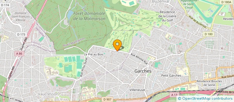 localisation de l'entreprise FPG PATRIMOINE à VAUCRESSON