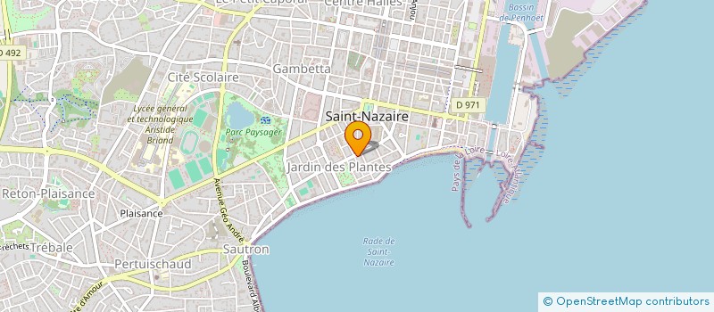 localisation de l'entreprise FPGB  SAINT-NAZAIRE