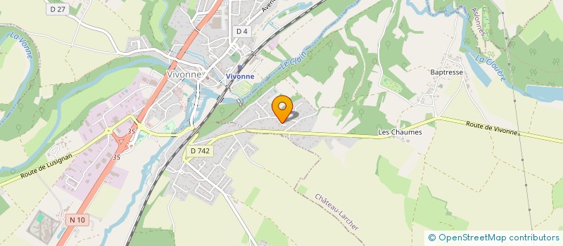 localisation de l'entreprise FPGM86  CHATEAU-LARCHER