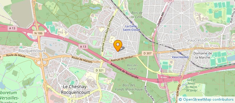 localisation de l'entreprise FPGP  LA CELLE-SAINT-CLOUD