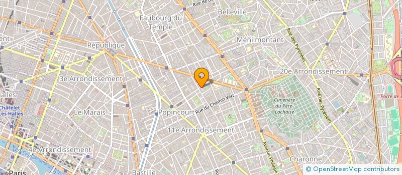 localisation de l'entreprise FPGS à PARIS