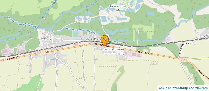 localisation de l'entreprise FPGV  SAINT HILAIRE SOUS ROMILLY