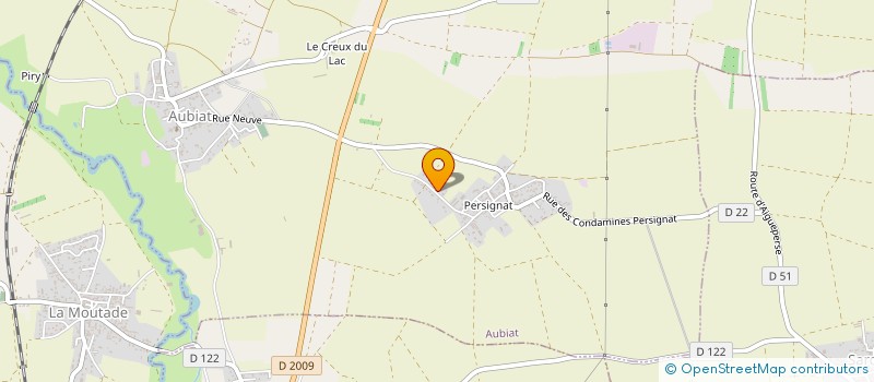 localisation de l'entreprise FPH  AUBIAT