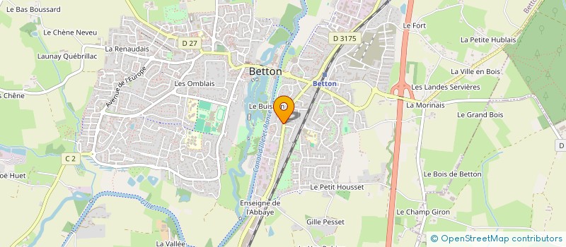 localisation de l'entreprise FPH  BETTON