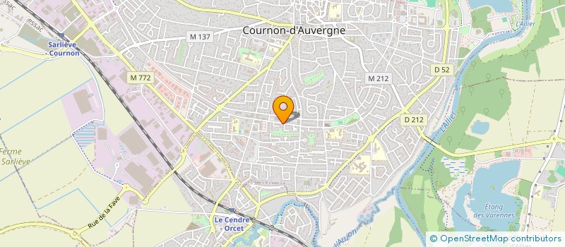 localisation de l'entreprise FPH  COURNON-D'AUVERGNE