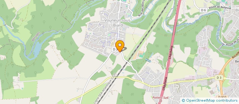 localisation de l'entreprise FPH  VOUNEUIL-SOUS-BIARD