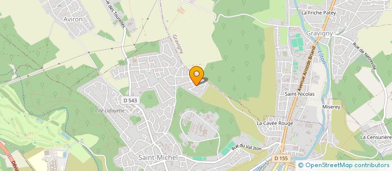 localisation de l'entreprise FPH BELOEUVRE  EVREUX