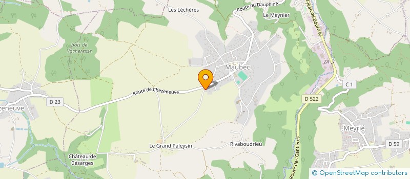 localisation de l'entreprise FPI CONSULTING à MAUBEC