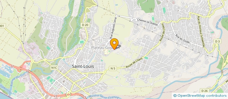 localisation de l'entreprise FPI REUNION à SAINT-LOUIS