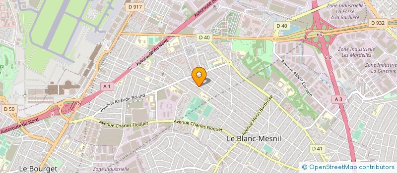 localisation de l'entreprise FPI SOLUTIONS  LE BLANC-MESNIL