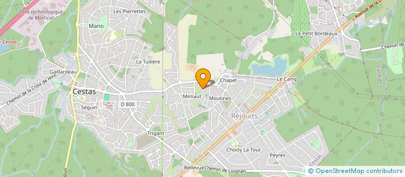 localisation de l'entreprise FPI2S à CESTAS