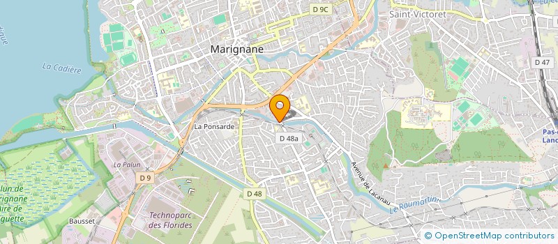 localisation de l'entreprise FPINVEST à MARIGNANE