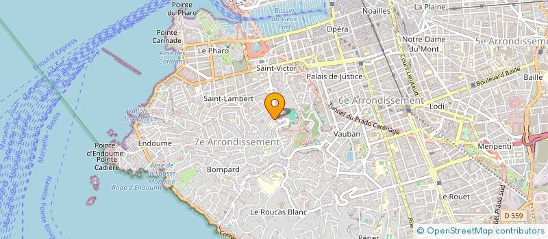 localisation de l'entreprise FPJC à MARSEILLE