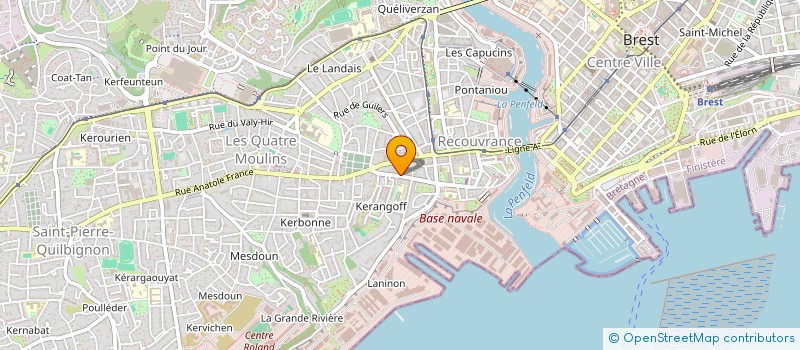 localisation de l'entreprise FPJM à BREST