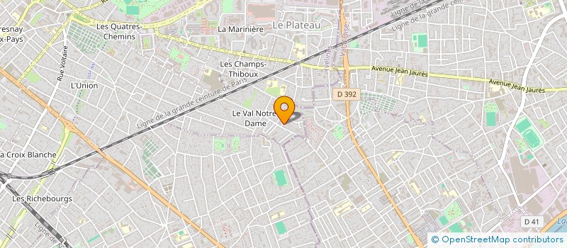 localisation de l'entreprise FPJTC  SARTROUVILLE